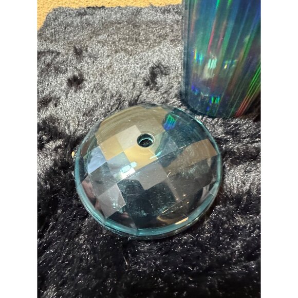 Starbucks Iridescent Acrylic Tumbler Straw 24 Oz Limited Edition Dome Lid New - Picture 5 of 7